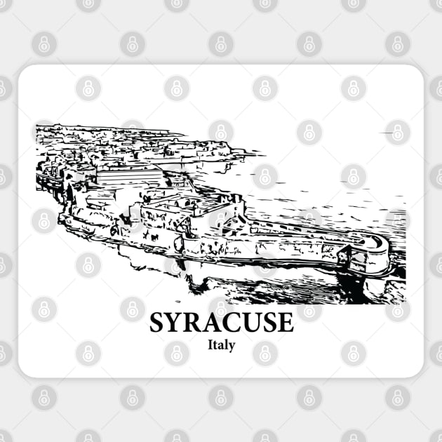 Syracuse - Italy Magnet by Lakeric